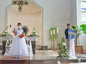 Feier der 1. Heiligen Kommunion in Sankt Maria 